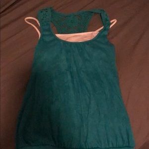 Tank top built in bra